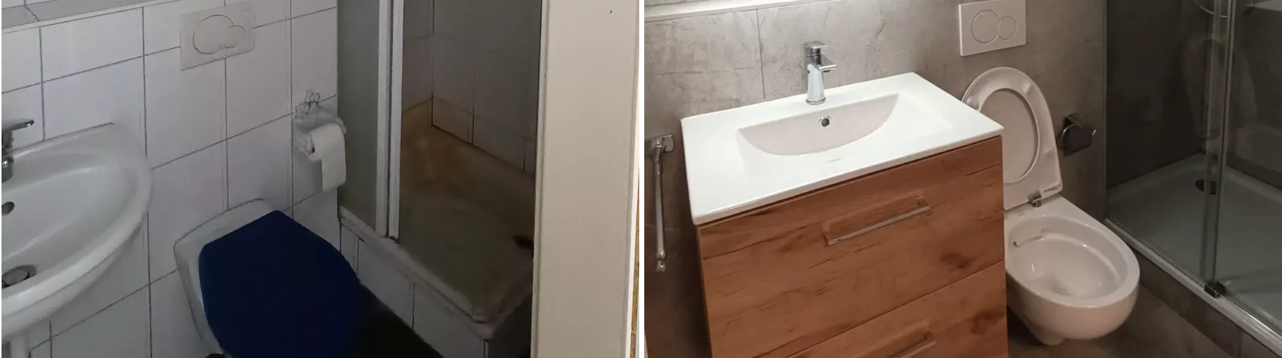 renovation salle de bain avant après