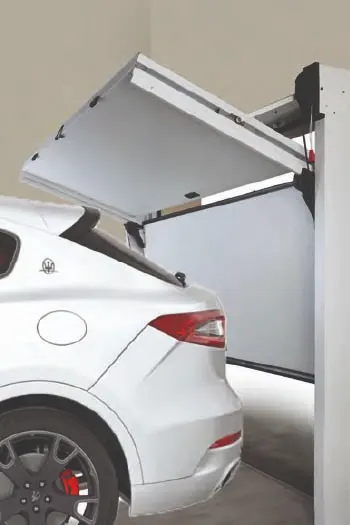 moteur intégré porte garage overlap