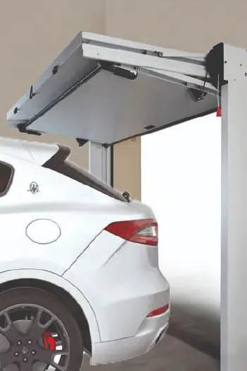 porte garage overlap sur mesure design moderne