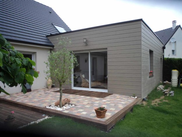 agrandissement ossature bois nouvelle piece ossature bois